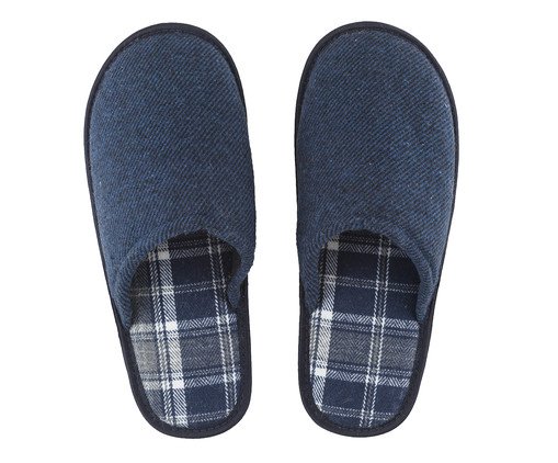 Pantufa Masculina Listras Azul, Azul | WestwingNow