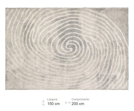 Tapete Fingerprint Espiral | Westwing