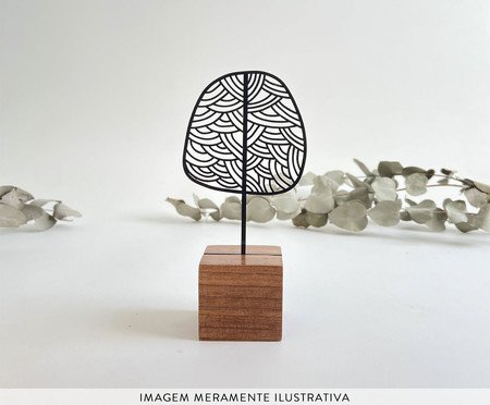 Escultura Árvore Curvas Fechada | Westwing
