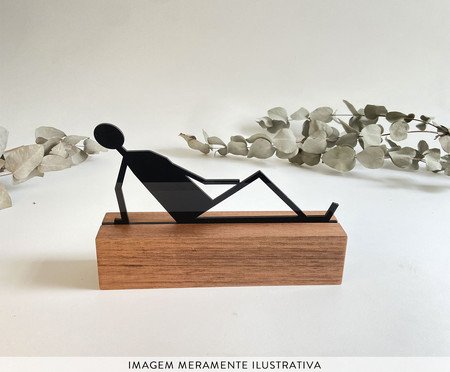 Escultura Sentado Palito | Westwing