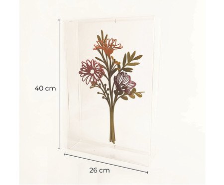 Caixa de Acrílico Buquê de Flor | Westwing