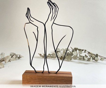 Escultura Busto Linhas | Westwing