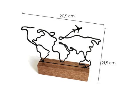 Escultura Mapa Minimalista | Westwing