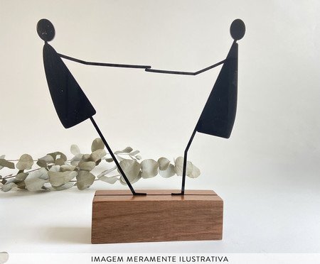 Escultura Casal Palito | Westwing