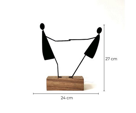 Escultura Casal Palito | Westwing
