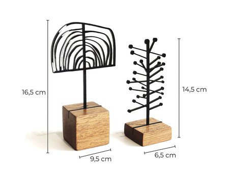 Escultura Conjunto Meia Lua Pingos | Westwing