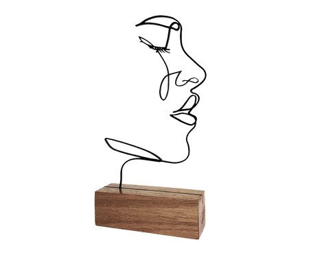 Escultura Perfil Linhas