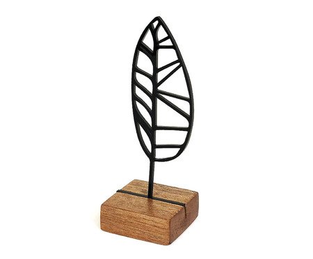 Escultura Folha Abstrata em Linhas | Westwing