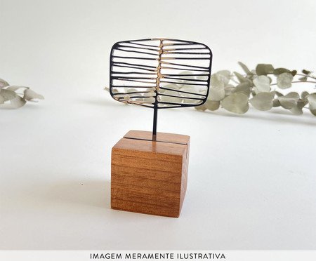 Escultura Árvore Quadrada Linhas | Westwing