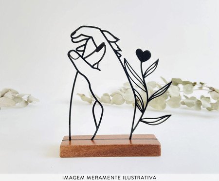 Escultura Mão Coração | Westwing