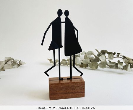 Escultura Beijo Palito | Westwing