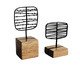 Escultura Conjunto Árvores Quadradas, Preto | WestwingNow