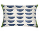 Capa de Almofada em Algodão Jennie, Branco, Azul | WestwingNow