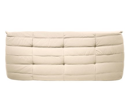 Sofá Nirvana 2 Lugares em tecido Pet Friendly Off-White | Westwing