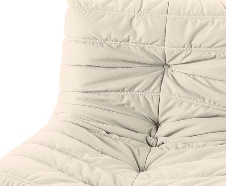 Sofá Nirvana 2 Lugares em tecido Pet Friendly Off-White | Westwing