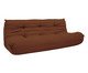 Sofá Nirvana 3 Lugares em tecido Pet Friendly Telha, Terracotta | WestwingNow