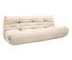 Sofá Nirvana 3 Lugares em tecido Pet Friendly Off-White, Off White | WestwingNow
