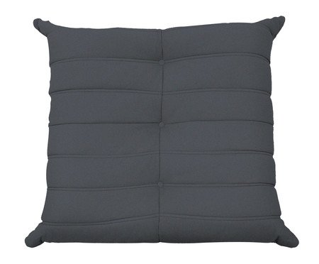 Puff Nirvana em tecido Pet Friendly Azul Acinzentado | Westwing