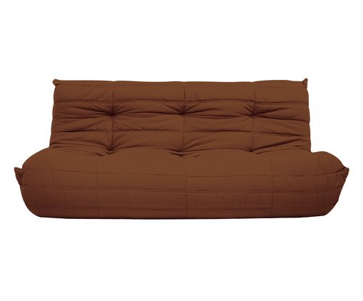 Sofá Nirvana 2 Lugares em tecido Pet Friendly Telha, Terracotta | WestwingNow