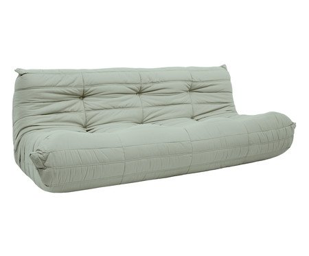 Sofá Nirvana 3 Lugares em tecido Pet Friendly Menta | Westwing