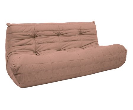 Sofá Nirvana 2 Lugares em tecido Pet Friendly Rosa | Westwing