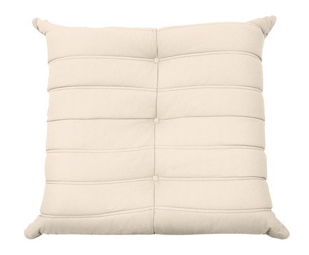 Puff Nirvana em tecido Pet Friendly Off-White | Westwing
