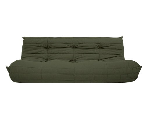 Sofá Nirvana 3 Lugares em tecido Pet Friendly Verde, green | WestwingNow