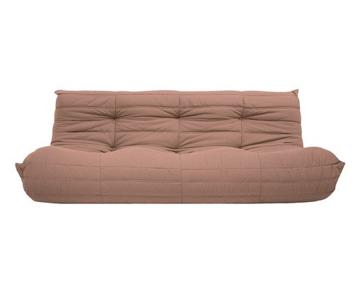 Sofá Nirvana 3 Lugares em tecido Pet Friendly Rosa, pink | WestwingNow