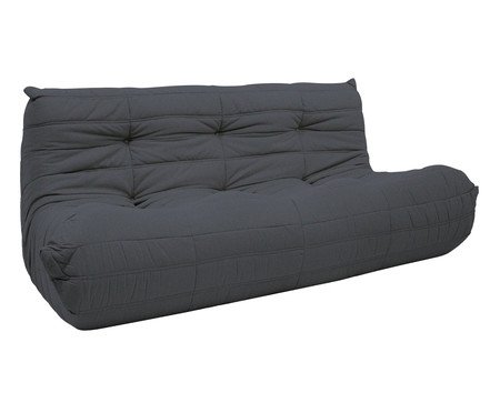 Sofá Nirvana 2 Lugares em tecido Pet Friendly Azul Acinzentado | Westwing