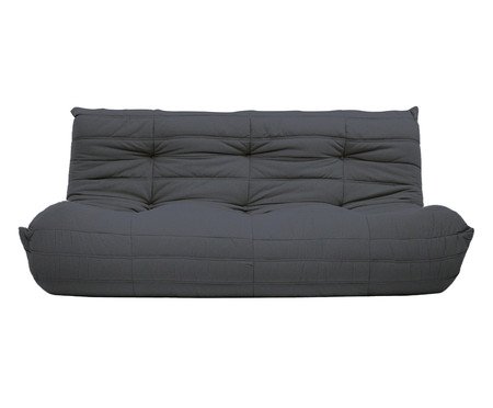 Sofá Nirvana 2 Lugares em tecido Pet Friendly Azul Acinzentado | Westwing