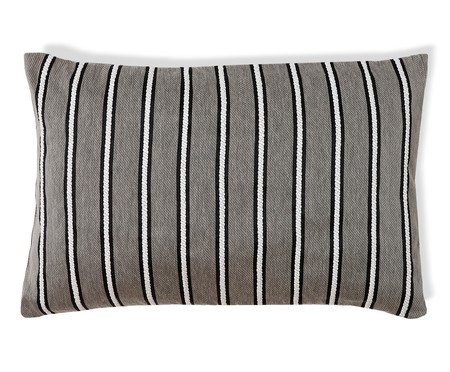 Capa de Almofada Retângular Jacquard Marais Cinza | Westwing