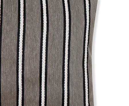 Capa de Almofada Retângular Jacquard Marais Cinza | Westwing