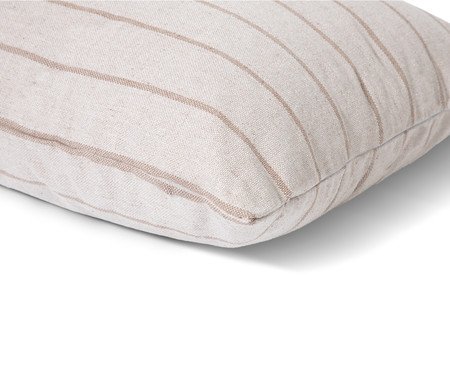 Capa de Almofada Jacquard Nouveau Listrado Bege | Westwing