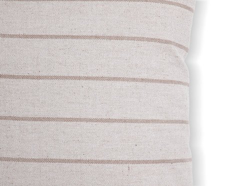 Capa de Almofada Jacquard Nouveau Listrado Bege | Westwing