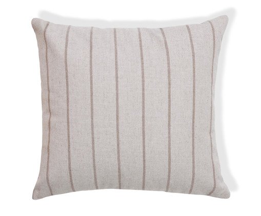 Capa de Almofada Jacquard Nouveau Listrado Bege, beige | WestwingNow