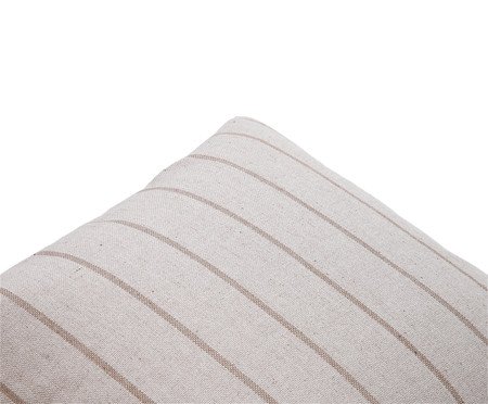 Capa de Almofada Jacquard Nouveau Listrado Bege | Westwing