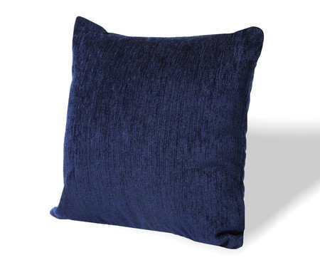 Capa de Almofada Veludo Jacquard Montreal Azul Marinho | Westwing