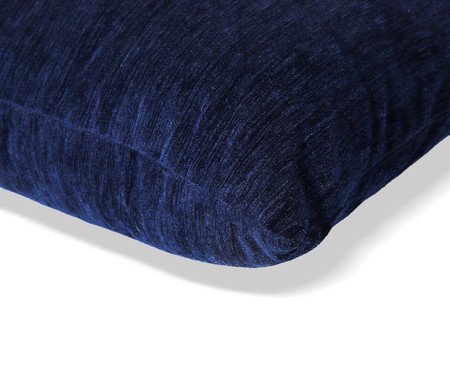 Capa de Almofada Veludo Jacquard Montreal Azul Marinho | Westwing
