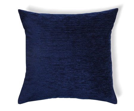 Capa de Almofada Veludo Jacquard Montreal Azul Marinho | Westwing