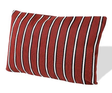 Capa de Almofada Retângular Jacquard Marais Terracota | Westwing