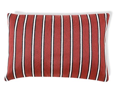 Capa de Almofada Retângular Jacquard Marais Terracota | Westwing