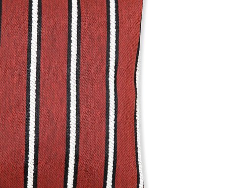 Capa de Almofada Retângular Jacquard Marais Terracota | Westwing