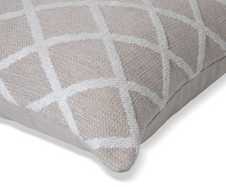 Capa de Almofada Jacquard Losango Relevo Tassel | Westwing