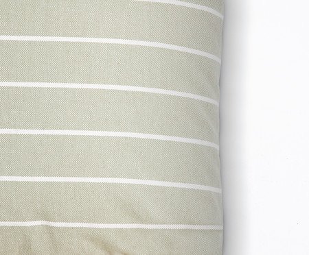 Capa de Almofada Jacquard Nouveau Listras Verde | Westwing