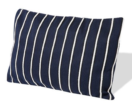Capa de Almofada Retângular Jacquard Marais Azul Marinho | Westwing