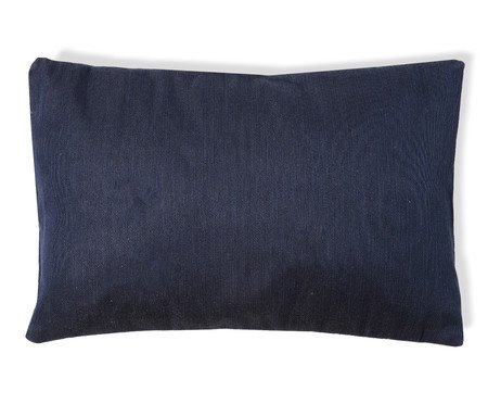 Capa de Almofada Retângular Jacquard Marais Azul Marinho | Westwing