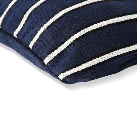 Capa de Almofada Retângular Jacquard Marais Azul Marinho | Westwing