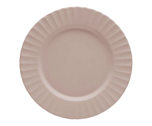 Prato para Sobremesa Gerbera de Melamina Bege, Bege | WestwingNow