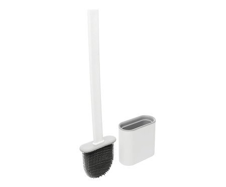 Escova Sanitária com Suporte Hador Branca | Westwing