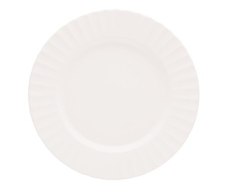 Prato Raso de Melamina Gerbera Bege | Westwing